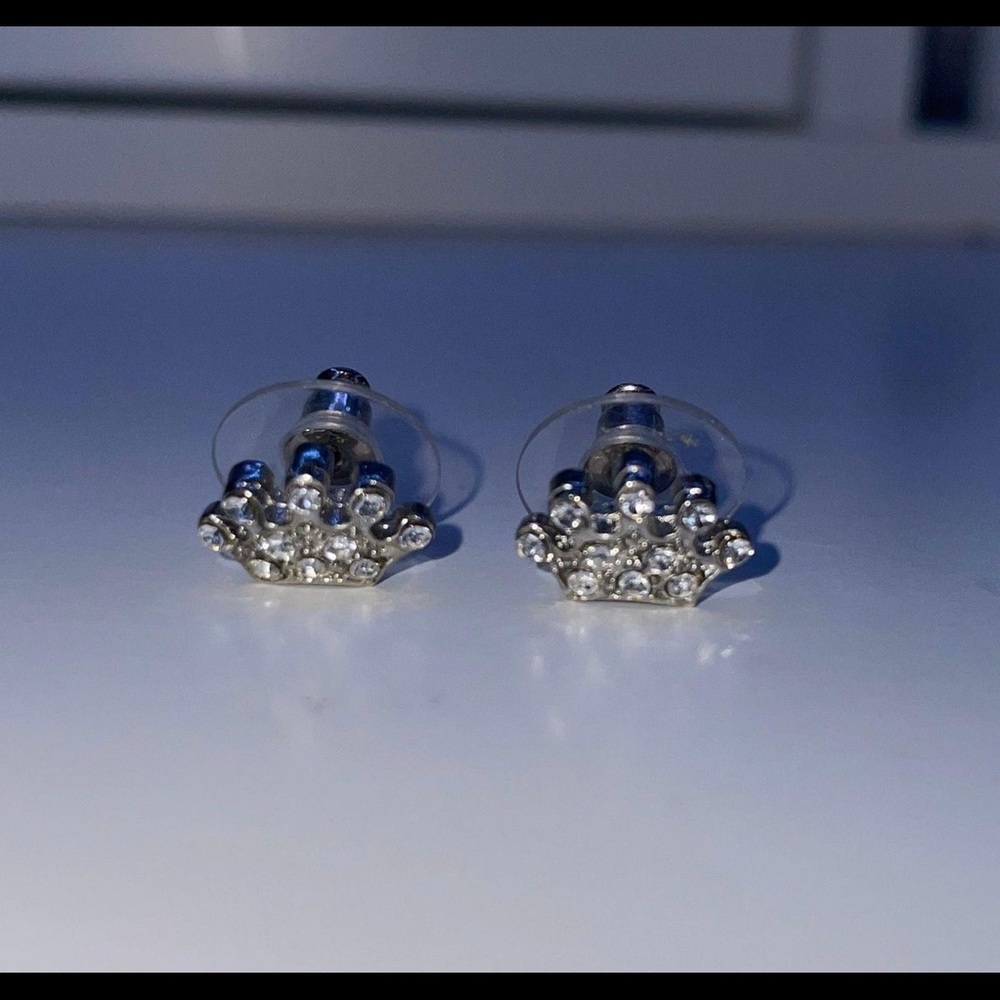 Jeweled Crown Earrings